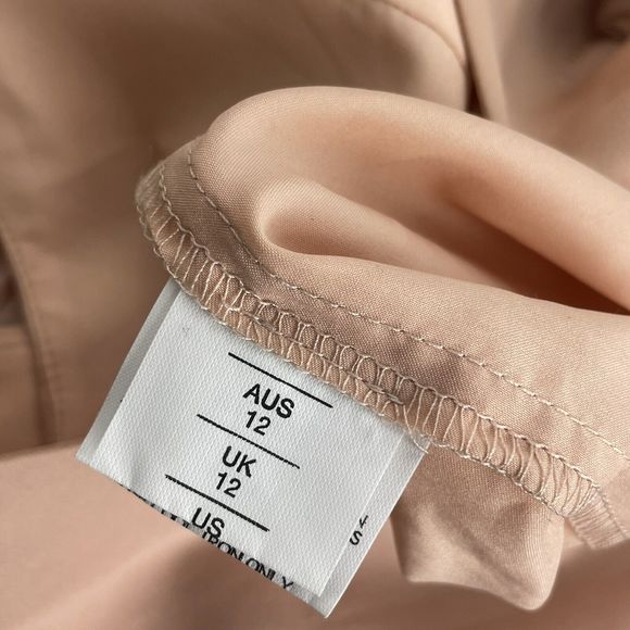 nicholas the label accordion pleated maxi dress gown US Size 8 - Picture 9 of 13